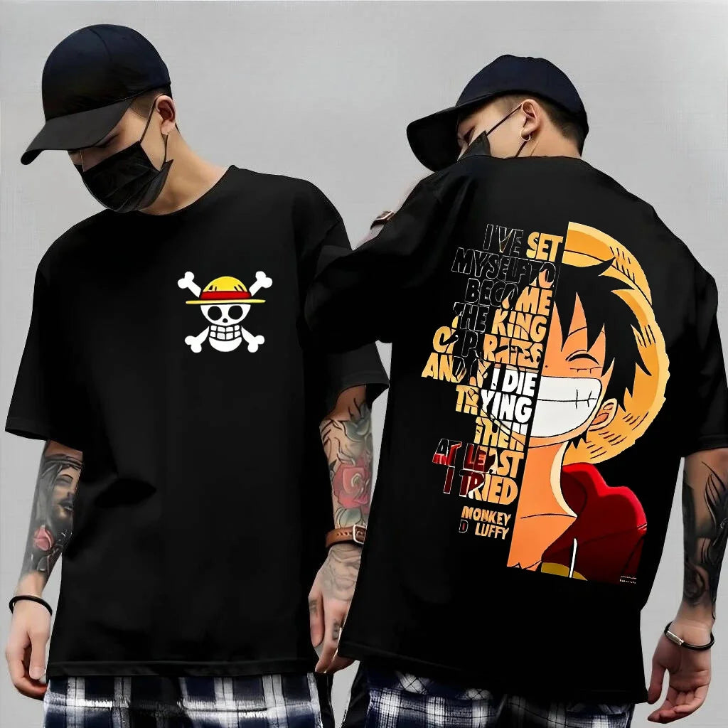 T-shirt One Piece Zoro Luffy enfant manches