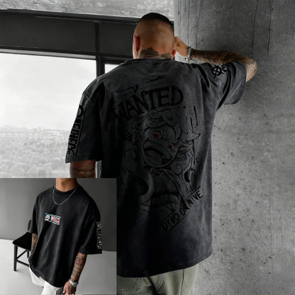 T-shirt One Piece imprimé 3D été manches