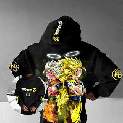 Sweat Goku Vegeta Saiyan capuche