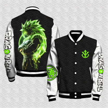 Veste Dragon Ball Z Goku varsity rouge