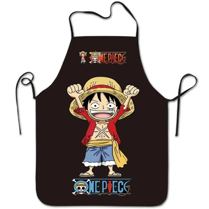 Tablier One Piece Luffy cuisine unisexe imprimé