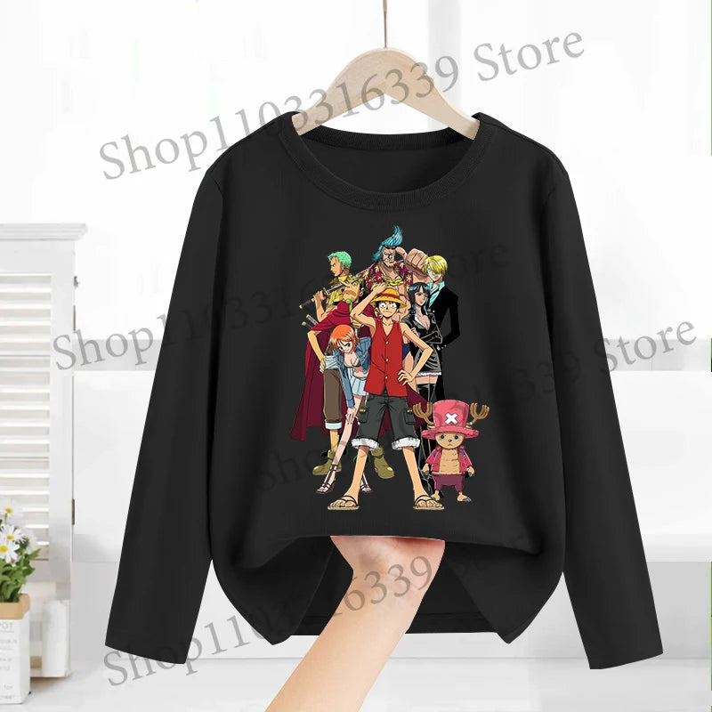 T-shirt One Piece manches longues enfant anime