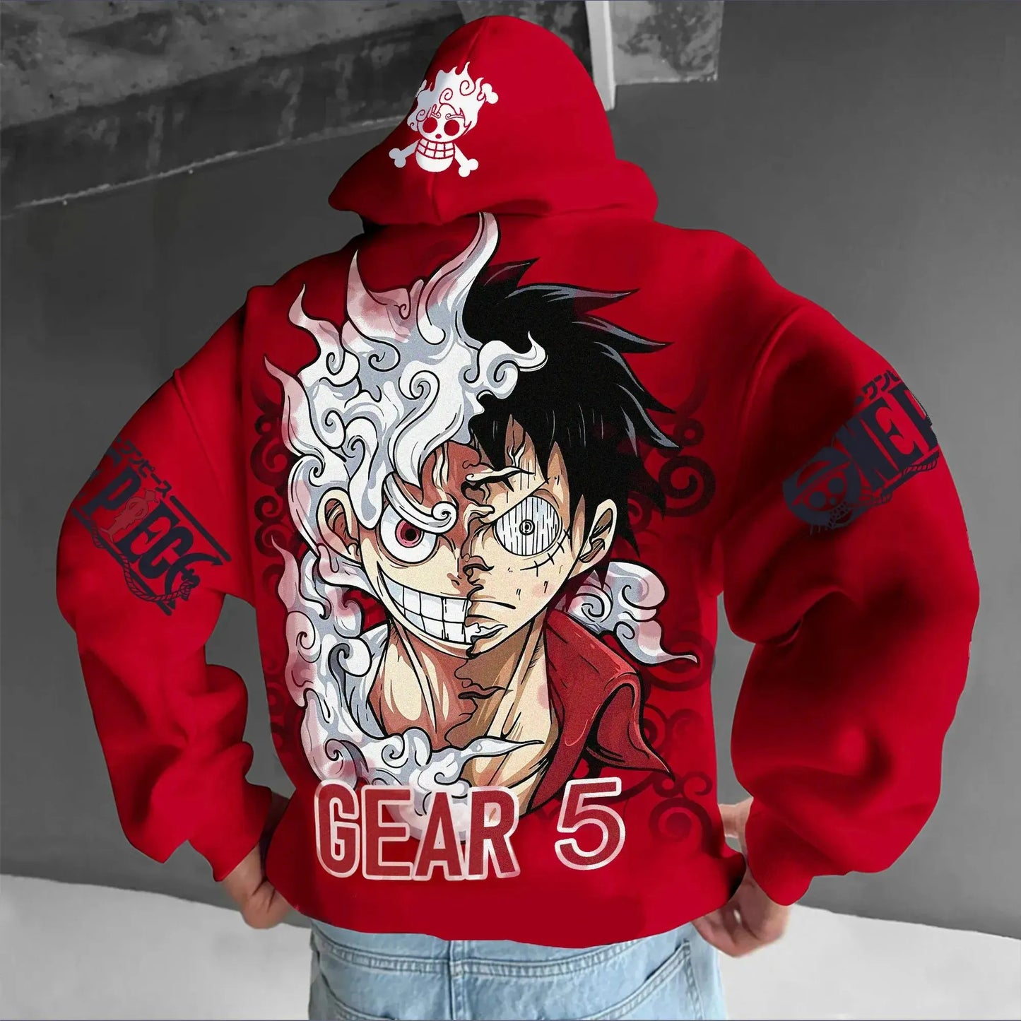 Sweat Luffy Gear 5 Nika coton
