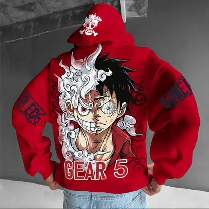 Sweat Luffy Gear 5 Nika coton