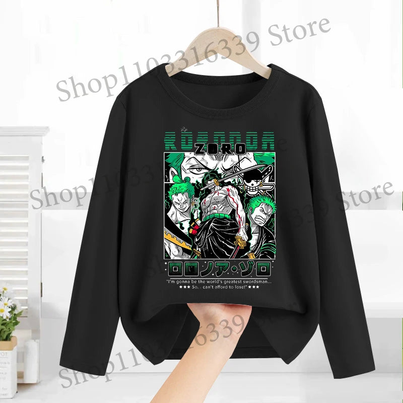 T-shirt One Piece manches longues enfant anime