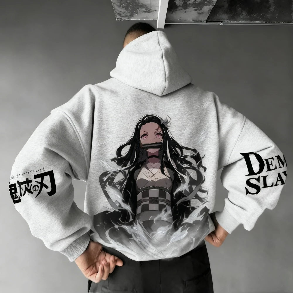 Sweat Demon Slayer Nezuko capuche