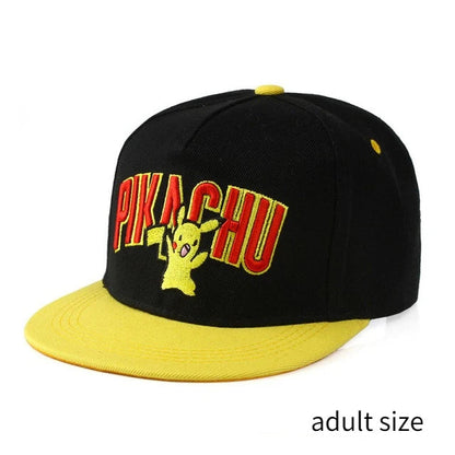 Casquette Pikachu Pokémon réglable flanelle unisexe