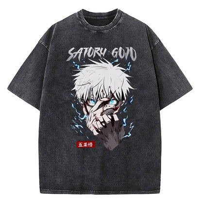 T-shirt Gojo Jujutsu Kaisen coton