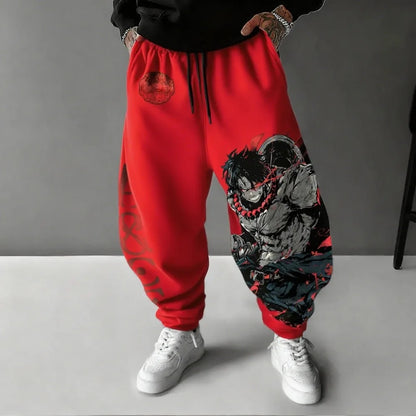 One Piece Ace Anime Sweatpants