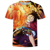 T-Shirt One Piece - Luffy 3D Mixte