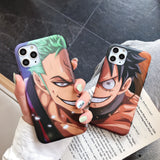 Coque iPhone Luffy x Roronoa Zoro - One Piece