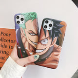 Coque iPhone Luffy x Roronoa Zoro - One Piece