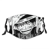 Masque One Piece - Luffy Monochrome