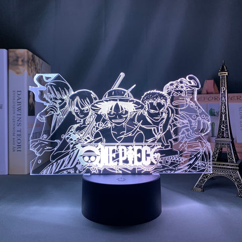 Lampe 3D One Piece - La bande