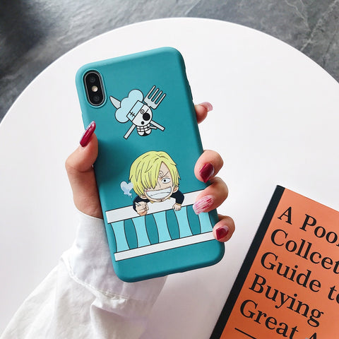 Coque iPhone One Piece - L'Équipage du Chapeau de Paille